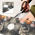 thumbnail image 6 of Yayeee Faucet Mat for Kitchen Sink 14.7" Diatomite Long Splash Guard Pad, Watercolor Space, 2 Pack, 6 of 7