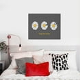 thumbnail image 4 of Picia Keep Life Simple Daisy Flower Pattern Decorative Picture – Unique Wall Art, Modern Canvas Print for Trendy Interiors (Horizontal), 4 of 6