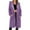 Purple, variant on CaiJunJia Womens Casual Pockets Zip Up Hoodies Tunic Sweatshirt Long Hoodie Jacket Coat Hooded Outwear