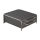 thumbnail image 2 of Cajón para guardar cápsulas de café Cajón para guardar bolsitas de té Cajón metálico debajo de la cafetera Cápsulas de café Negro, 2 of 9