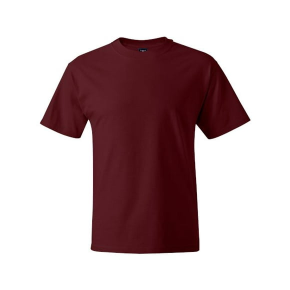 Camisetas de moda Hanes para hombre 5180, granate, grande EE. UU. hanes 5180