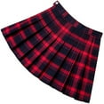 thumbnail image 2 of Women Fashion High Waist Pleated Mini Skirt Slim Waist Casual Tennis Skirt Club Basic Leisure Dailywear, 2 of 5