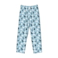 thumbnail image 4 of Xecao Black White Gray Rabbit Men's Straight Lounge Pajama Pants: The Ultimate in Comfortable Sleepwear, 4 of 9