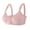 #5_Pink, variant on Women's Comfort Lace Bra Wireless Non-Padded - Sexy Stretch Underwear with Smooth Breathable Fabric, Non-Chafing Everyday Bralette for Plus Size, Full Coverage Support Bra