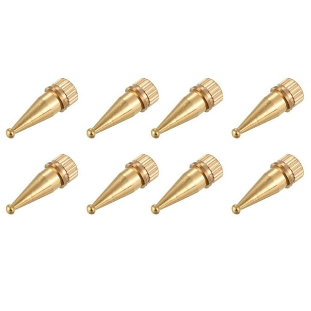 Picos de Altavoces para Pies de Alta Fidelidad, Soportes de Altavoces, Rosca M8 de Cobre, 36,2 mm (H) 8 Piezas