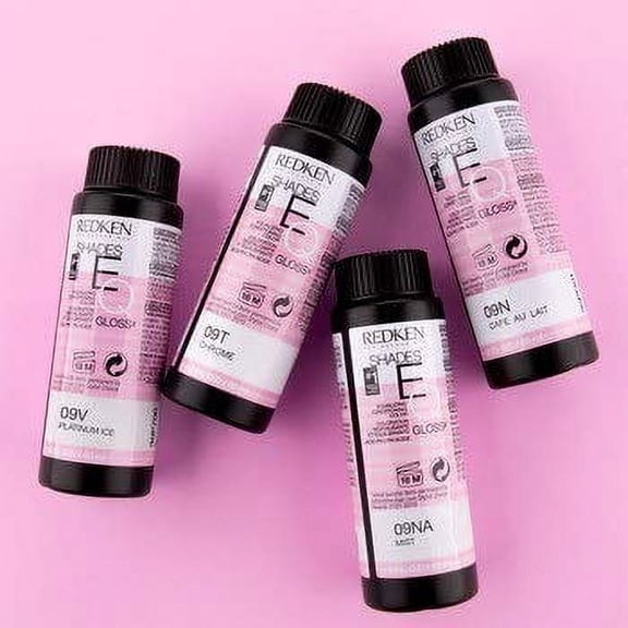 5th Avenue NYC, SHADES EQ Equalizing Conditioning Hair Color Gloss Conditioner (w/Sleek Tint Brush) Acidic Demi-Permanent Haircolor Acid Dye (09P Opal Glow)
