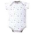 thumbnail image 6 of Hudson Baby Cotton Bodysuits 6pk, Star And Moon, 12-18 Months, 6 of 7