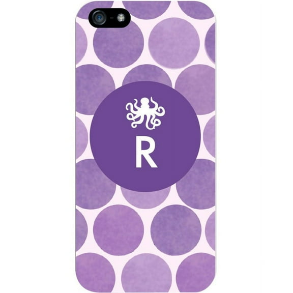 Critter Collection iPhone 5 Case, DOTS, Purple Octopus