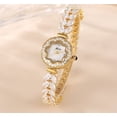 thumbnail image 4 of Luxury Rhinestone Accented Women's Quartz Wrist Watch - Stylish Timepiece - Water Resistant, Precise Timekeeping, Elegant Trendy Design, 4 of 7