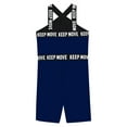 thumbnail image 4 of vastwit Kids Girls One Piece Athletic Swimsuit Criss Cross Bathing Suit Summer Beach Sports Swimwear Navy Blue 8, 4 of 5