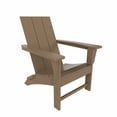 thumbnail image 6 of WestinTrends Ashore Modern Farmhouse Outdoor Folding Adirondack Chair, Weathered Wood, 6 of 9