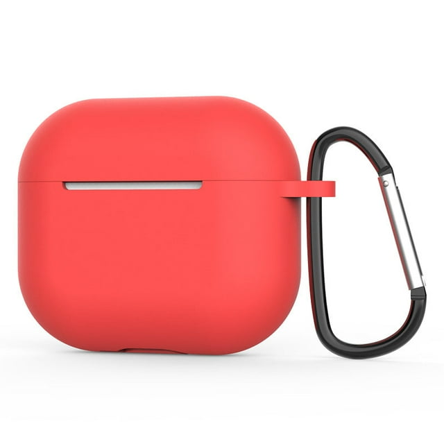 PANDACO Étui Souple Rouge pour Boîtier de Recharge AirPods (3e Gén.)