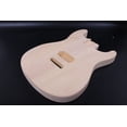 thumbnail image 5 of Siemonic Electric Guitar body Replacement Guitar Project Basswood Unfinished Bolt on, 5 of 6