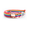 Ripley & Rue Rainbow Remix & Rose Gold Comfort Dog Collar