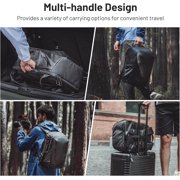 PGYTECH 2-in-1 Roller Camera Backpack Rolling Luggage Case for DSLR Cameras Lenses Tripod with Rain Cover