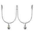 thumbnail image 2 of Horse Riding Spurs, Horse Spurs Stainless Steel Compact Rounded Edge Safe Easy To Control Rustproof 2Pcs  For Equestrian Boots For Women Rider, 2 of 8