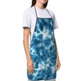 thumbnail image 4 of Sikiie Blue Tie Dye Aprons for Kitchen Cooking Aprons, Chef Apron for Men Women Chef, 4 of 7