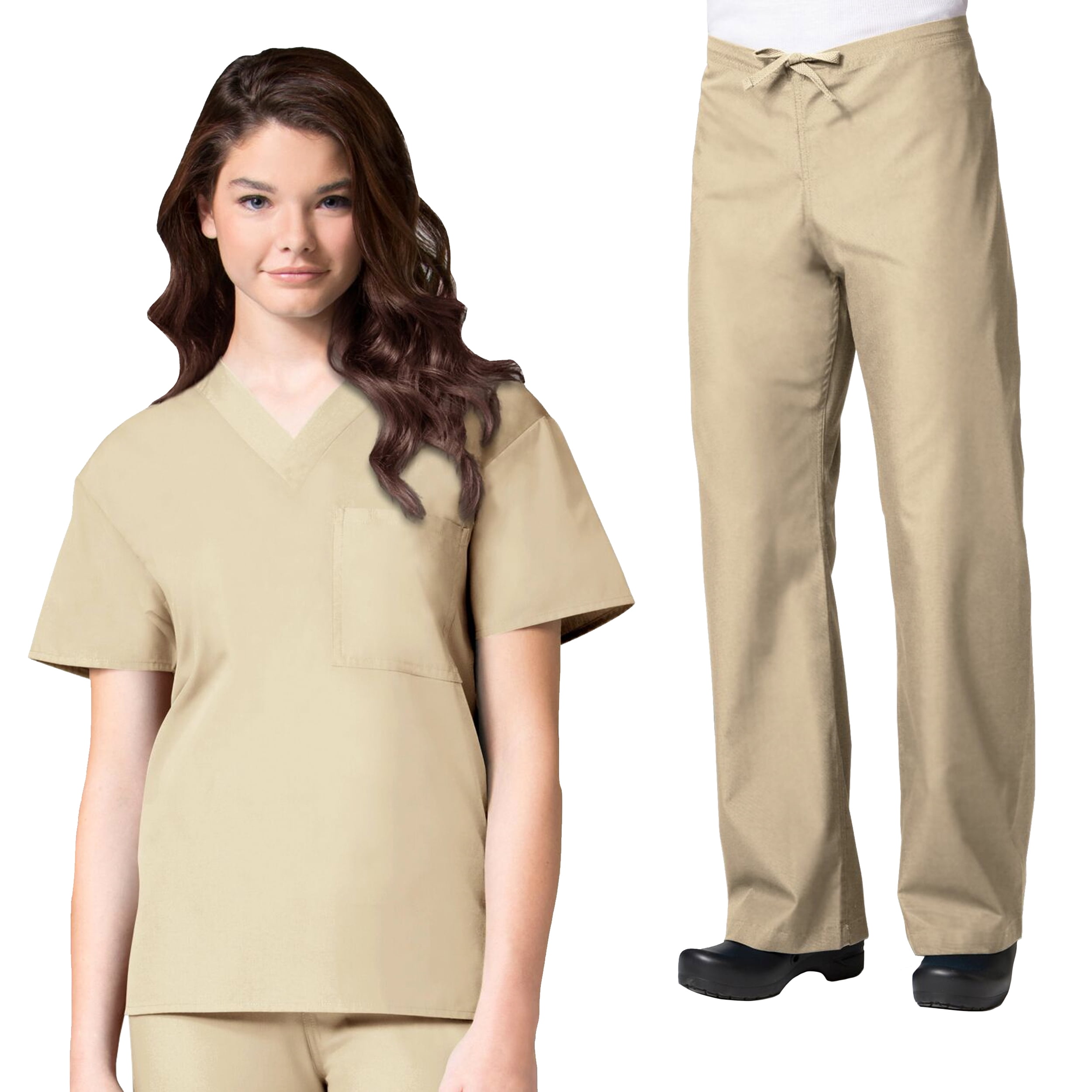 Maevn Maevn CORE Unisex VNeck Scrub Top & Unisex Seamless Scrub Pant