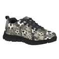 thumbnail image 2 of Uourmeti Boys Football Shoes Size 13 Little Kid Knitted Mesh Sports Shoes Comfort Lace Up Athletic Running Training Sneakers Lightweight Breathable, 2 of 7