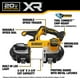 thumbnail image 3 of Sierra de cinta DEWALT 20V MAX XR DCS378B portátil inalámbrica con corte de 8,57 cm, 3 of 7