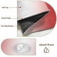 thumbnail image 6 of Round Rugs 4Ft, Red Ombre Round Area Rug Washable Indoor Throw Carpet, Red White Gradient Modern Abstract Art Soft Non Slip Circle Rug for Kitchen Nursery Room Home Decor Aesthetic, 6 of 8