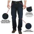 thumbnail image 3 of Urban Star Mens Jeans Relaxed Fit  Straight Leg Stretch Jeans for Men, 3 of 7