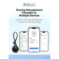 thumbnail image 4 of SENHAWK IP67 Waterproof Smart Tracker, Works with Apple Find My, Bluetooth 5.2 Anti-Lost Item Finder with Lanyard, Mini GPS Key Finder for Keys Kids Luggage, 4 of 8