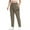 Coffee, variant on Women's Plus Size Solid Color Athletic Pants with Elastic Waist, Drawstring, and Side Pockets