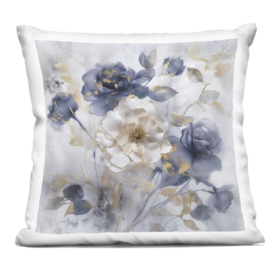 Stupell Industries Roses with Luminous Details Design by Irene Weisz Throw Pillow