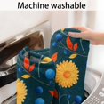 thumbnail image 5 of Pioneer Flower Floral Print Pattern Bathroom Rugs Mat, Non Slip Microfiber Bathroom Rug with Rubber Backing, Soft Mats for Bathroom Floor Tub Shower, 20"x32", 5 of 5