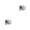 thumbnail image 4 of stanreset 1/2/3/5 Bathroom Hardware Set Stainless Steel Towel Bar Ring Paper Holder Multifunction Robe Hook Modern Style Rack Kit Silver hook 2PCS, 4 of 6