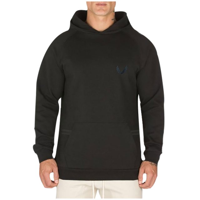 Hombres Fitness Moda Personalidad Deportes Ocio Correr Entrenamiento Suéter Con Capucha Fridja ghj987+3246