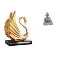 thumbnail image 1 of Figura de mono cisne, estatua decorativa, colección de arte moderno, escultura animal para sala de estar, gabinete, decoración del hogar, figura de Bu, 1 of 8