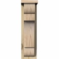 thumbnail image 2 of 6"W x 10"D x 22"H New Brighton Rough Sawn Corbel w/Backplate, Douglas Fir, 2 of 9