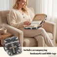 thumbnail image 5 of HELLHERO Eagle Feather Print Quilted Bible Cover, Portable Lightweight Bible Cover Case Polyester Fabric Scripture Protector Covers for Daily Life Faith Activities, 5 of 9
