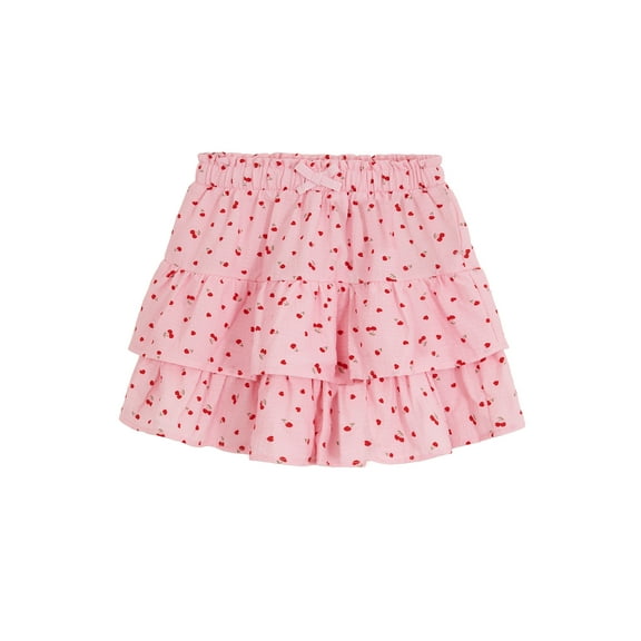 Way to Celebrate Girls' Valentine's Day Tiered Skirt, Sizes 4-18 & Plus