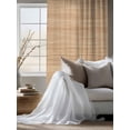 thumbnail image 4 of Sheer Curtains 63 Inch Length, Brown Wood Grain Semi Sheer Curtains Light Filtering Window Treatment, Retro Western Farmhouse Wooden Board Privacy Voile Drapes for Living Room Bedroom 52x63 Inch, 4 of 7