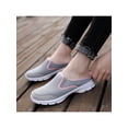 thumbnail image 4 of Fangasis Backless Sneakers Womens Mules and Clogs Slip On Breathable Casual Sneakers Walking Shoes Women Lightweight Non Slip, 4 of 6