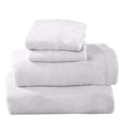 Polar Fleece Sheet SetsFULLWhite