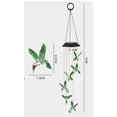 thumbnail image 5 of Campana de viento solar LED para exteriores, luz de colibrí que cambia de color, ideal como regalo para esposa, mamá o cumpleaños, ideal para jardín y decoración del hogar., 5 of 5