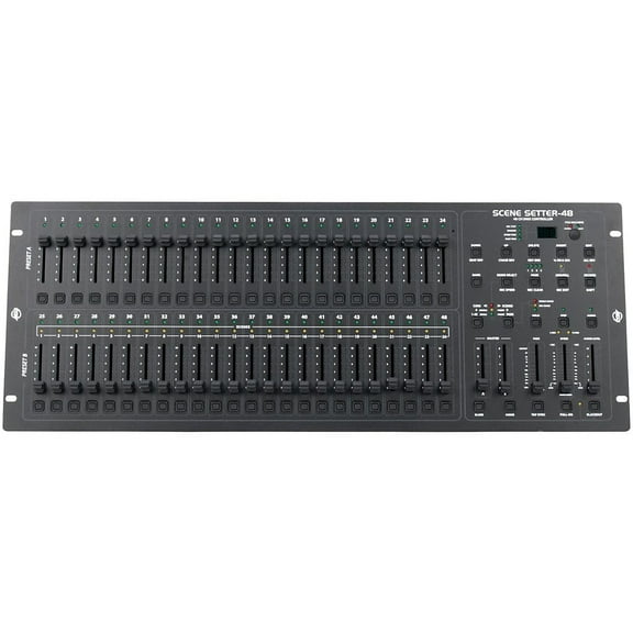 American DJ SCENE SETTER-48 Conventional Dmx Dimming Controller 48-Channel New
