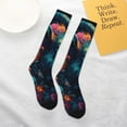 thumbnail image 5 of Cauagu Colorful Flower Goat Print Women's Men's Ankle Socks 1-pack Casual Athletic Socks for Unisex Adult Moisture-Wicking Socks for Daily Wear/Running/Sport, 5 of 8