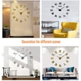 thumbnail image 4 of Wall Clocks DIY Classic Roman Numerals Wall Clock Modern Clock Watch 3D Acrylic Mirror Surface Kit, 4 of 4