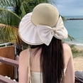thumbnail image 4 of SikaFu The New Anti -Ultraviolet Ou Genfish Fisherman Hat Girl Summer Outdoor Bow Sunscreen Sunscreen Hat Beach Hat, 4 of 9
