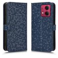 thumbnail image 2 of Funda de cuero con cierre magnético y diseño geométrico para Motorola MOTO G72 4G, 2 of 5