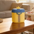 thumbnail image 4 of 12.5cm/4.92in Baby Formula Dispenser, Double Layer Milk Powder Container with Built-in Spoon Holder, Leak-proof Portable Feeding Box for Home & Travel, 4 of 7