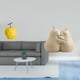 thumbnail image 2 of Escultura de fruta de con forma de pera abrazada, soporte para libros, adorno de mesa coleccionable, sujetalibros de cerámica, decoración ge, 2 of 8