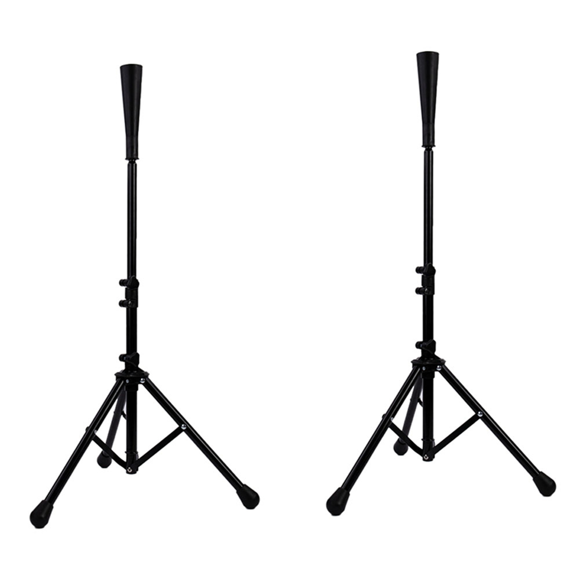 2X 25In-39.5in Baseball Softball Batting Tee for Hitting Height Adjustable Practice Training Travel Tee Ball Stand