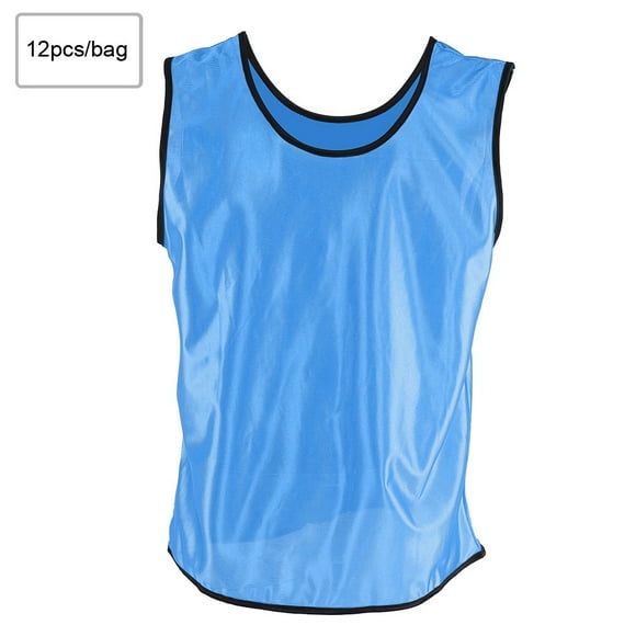 Team Practice Vest,12 Pack Jerseys Sleeveless Soccer Sports Vests Adults Jerseys Vests Meticulously Designed