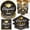 Black & Gold, variant on 125PCS Graduation Paper Plates and Napkins, 2026 Graduation Party Supplies Blue & Gold Disposable Dinnerware Set, Graduation Party Decorations for College & High School (Serves 25 Guests)